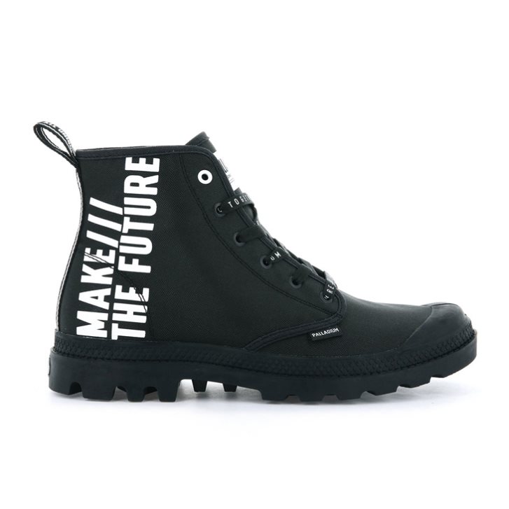 Bottes Palladium Pampa Hi Future Femme Noir | FR AFJ136D